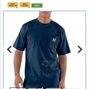 Men’s LG Carhartt tshirt in navy - new with tags!